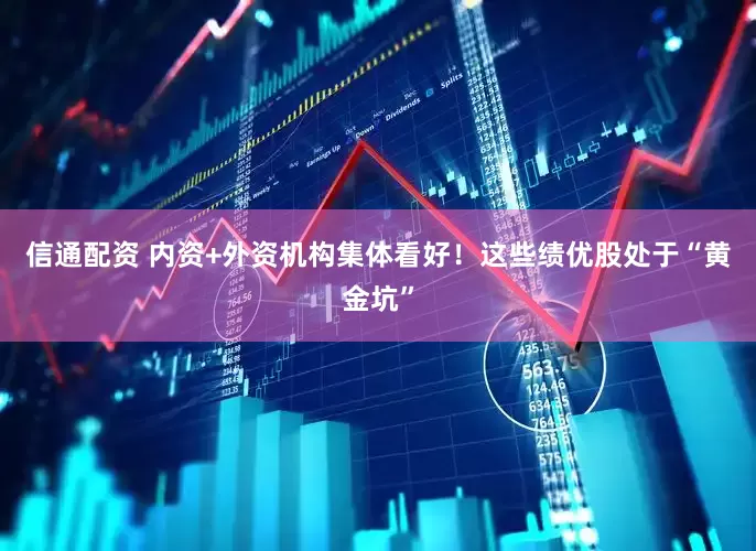 信通配资 内资+外资机构集体看好！这些绩优股处于“黄金坑”